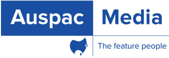 Auspac Media - The Feature People  Logo