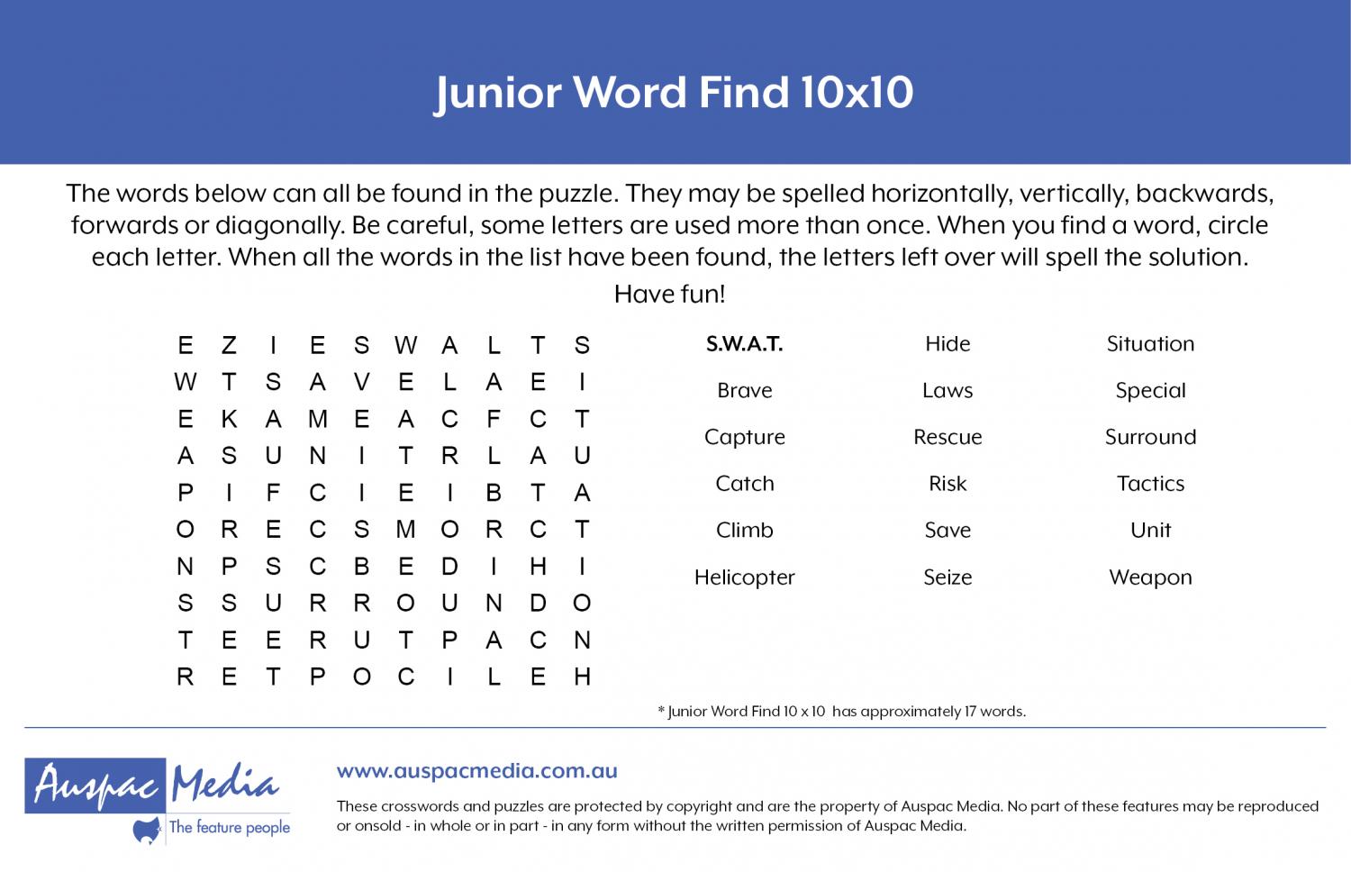 Thumbnail for Junior Wordfind