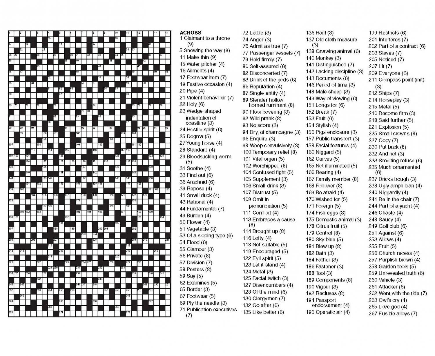 Thumbnail for Leisure Time Crossword 29x51