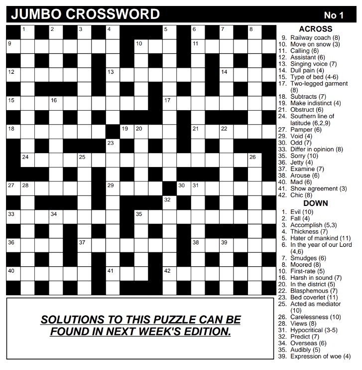 Thumbnail for Jumbo Crossword (PA) 19x19