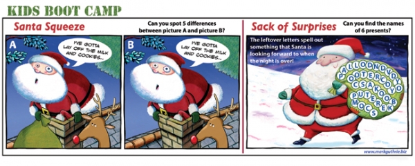 Thumbnail for Funky Facts and Kids Boot Camp Christmas strips