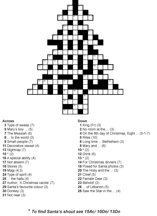Thumbnail for Christmas Tree Crossword