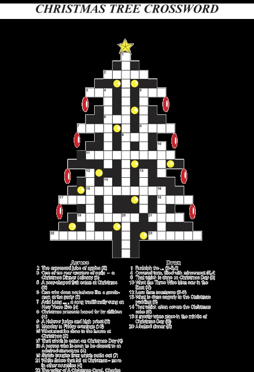 Thumbnail for Christmas Tree Crossword (small)
