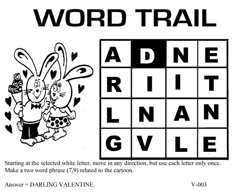 Thumbnail for Valentine's Day Word Trail