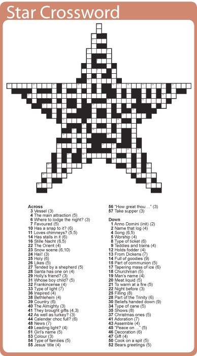 Thumbnail for Christmas Star Crossword 