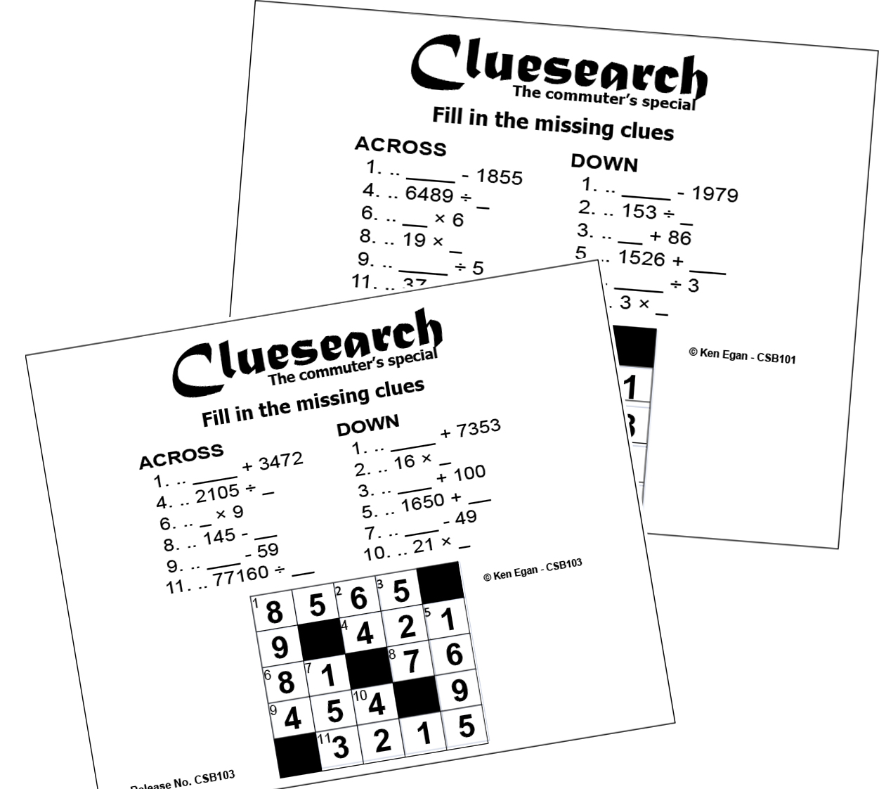 Image 1 for 20 CLUESEARCH PUZZLE BOOKLET 01