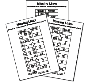 Image 1 for 20 MISSING LINKS PUZZLE BOOKLET 03