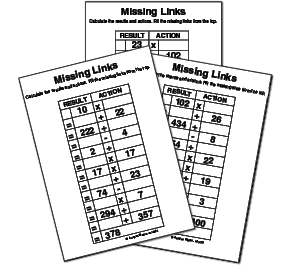 Image 1 for 20 MISSING LINKS PUZZLE BOOKLET 01